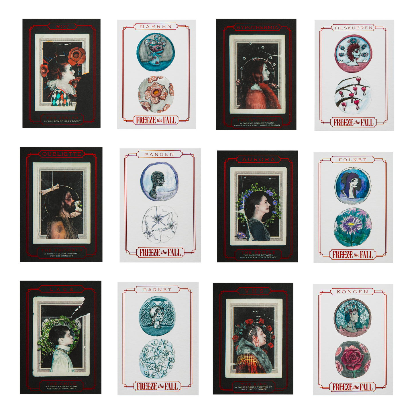 Red Garden Character Trading Cards